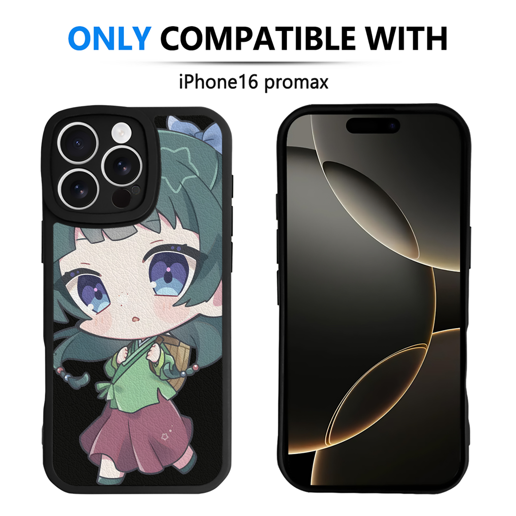 （画像用） 薬屋のひとりごと The Apothecary Diaries 【iPhone 16シリーズ対応】シリコンスマホケース（レザー調） 材質：シリコン